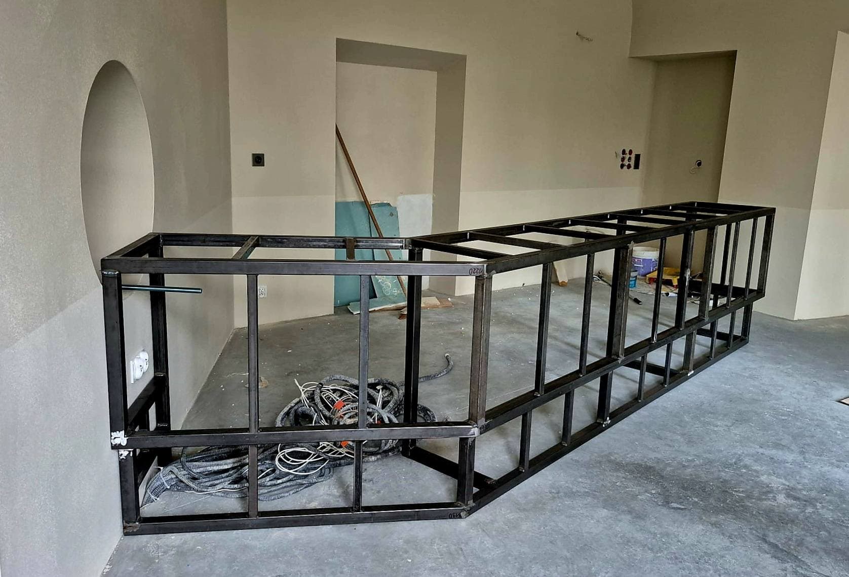 Warsztat BB Fabrik - spawanie konstrukcji stalowej